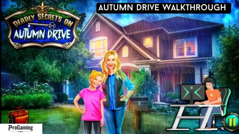 Deadly secrets on autumn drive walkthrough