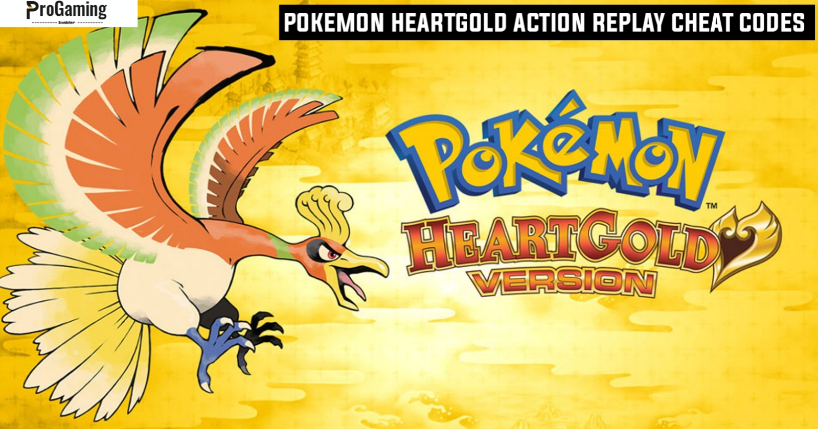 Pokemon HeartGold Action Replay cheat codes