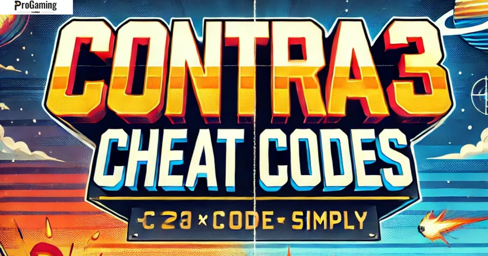 Contra 3 Cheat Codes